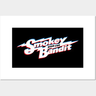 Smokey And The Bandit Glitch Design Posters and Art